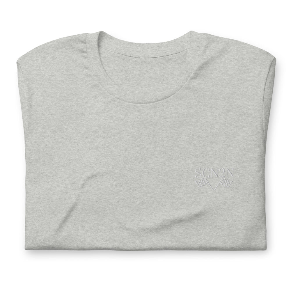 Embroidered Short-Sleeve Unisex T-Shirt