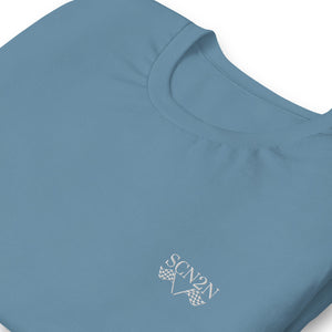 Embroidered Short-Sleeve Unisex T-Shirt